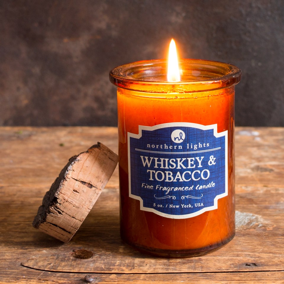Northern Lights Candles Whiskey & Tobacco