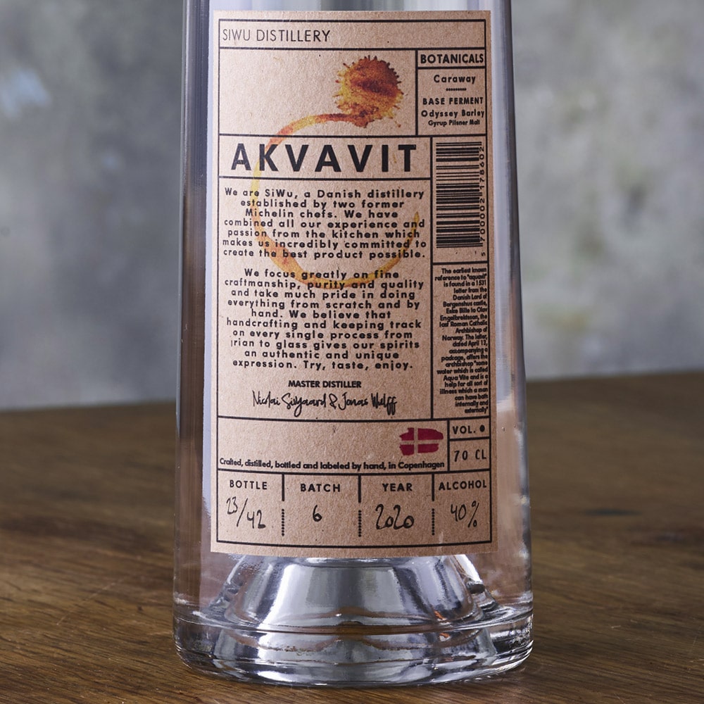 Danske SiWu Distillerys nye Akvavit smager godt hele året rundt