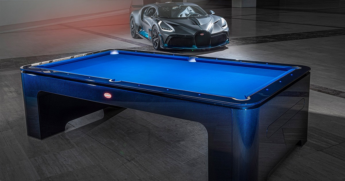 Bugattis nye Poolbord koster 1,8 kr.