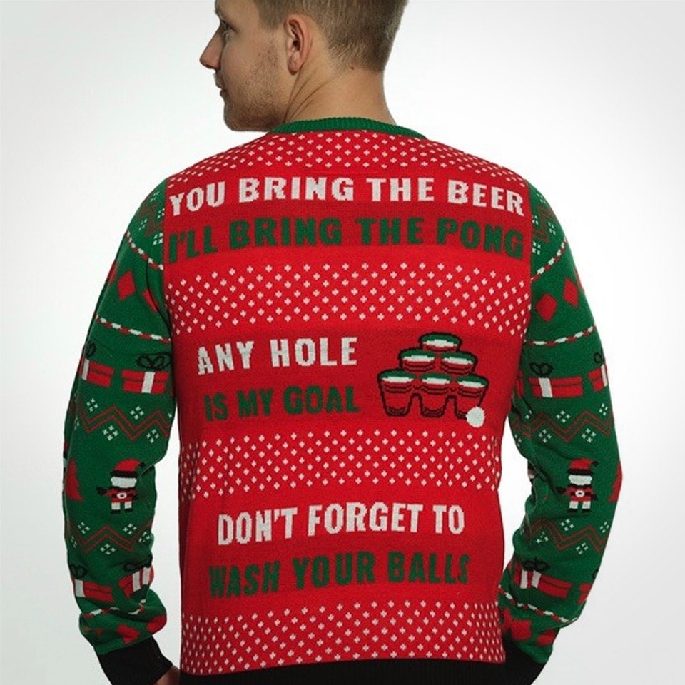 Beer Pong Julesweater