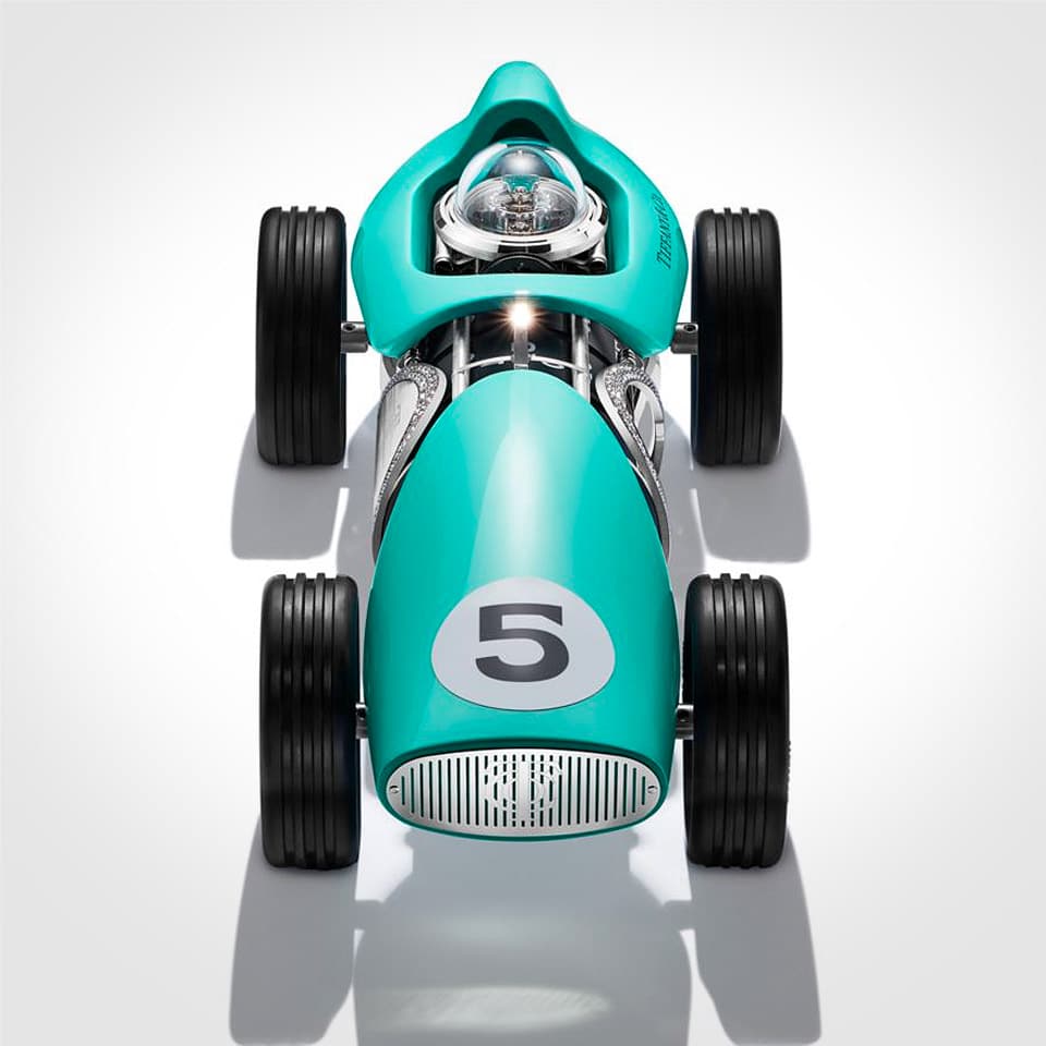 Tiffany & Co. Race Car Clock