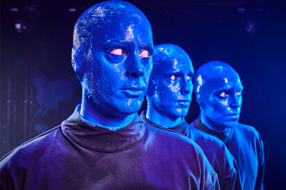 Blue Man Group kommer til Danmark