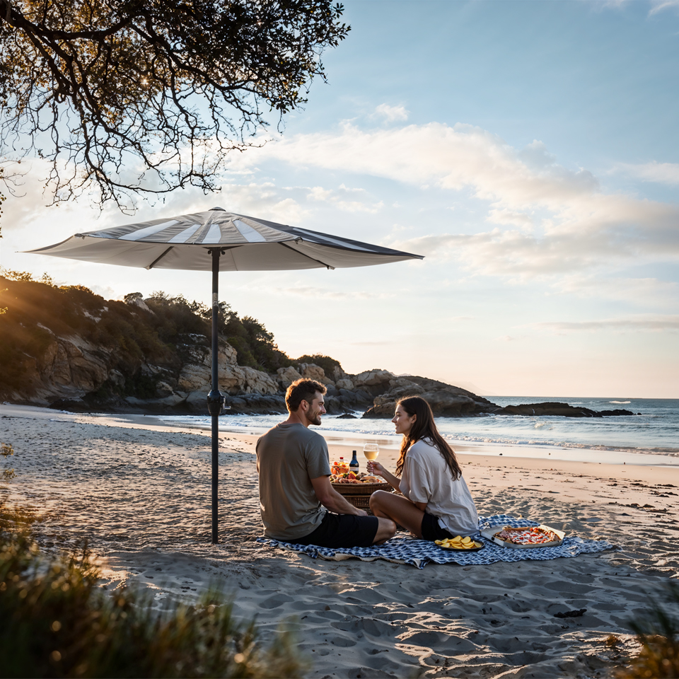 Anker har smidt solpaneler i deres parasol