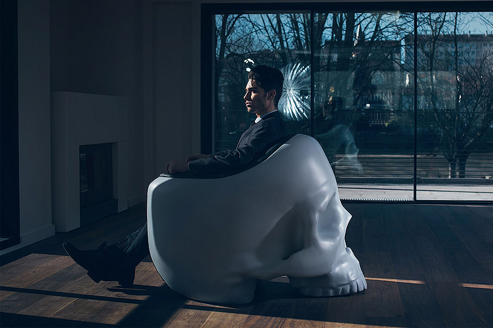  Gregory Besson Skull Armchair