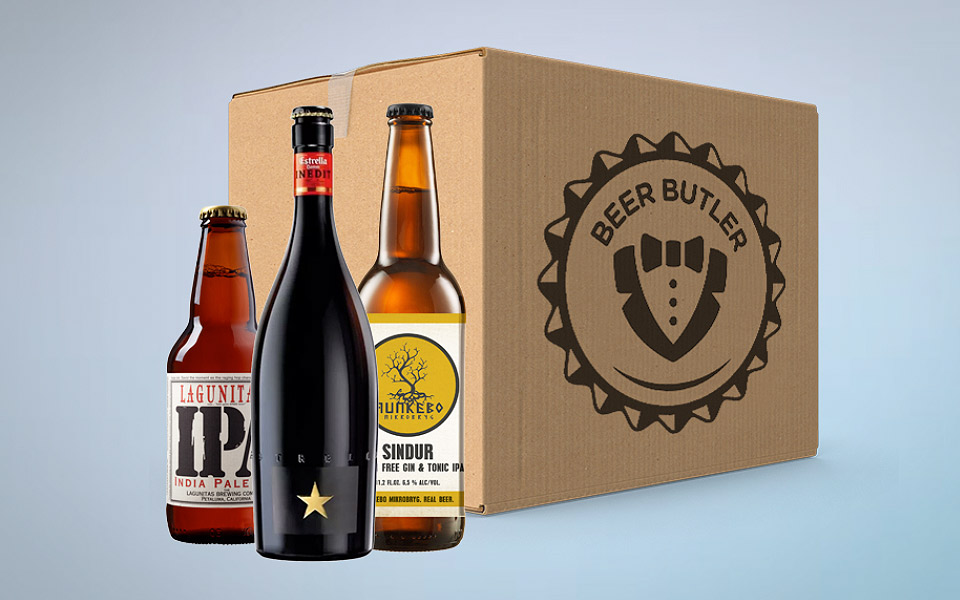BeerButler leverer en kasse med nye øl fra hele verden direkte til din dør hver uge