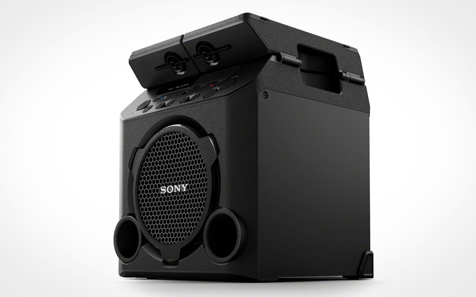 Sonys nye fest-højtaler er også en kopholder