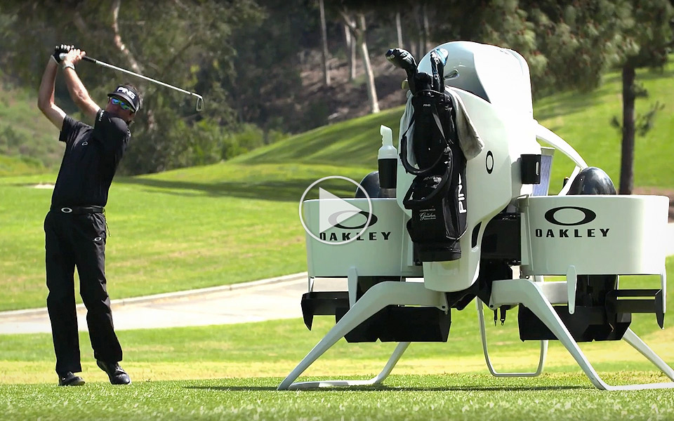En jetpack er Bubba Watsons hemmelige våben på golfbanen