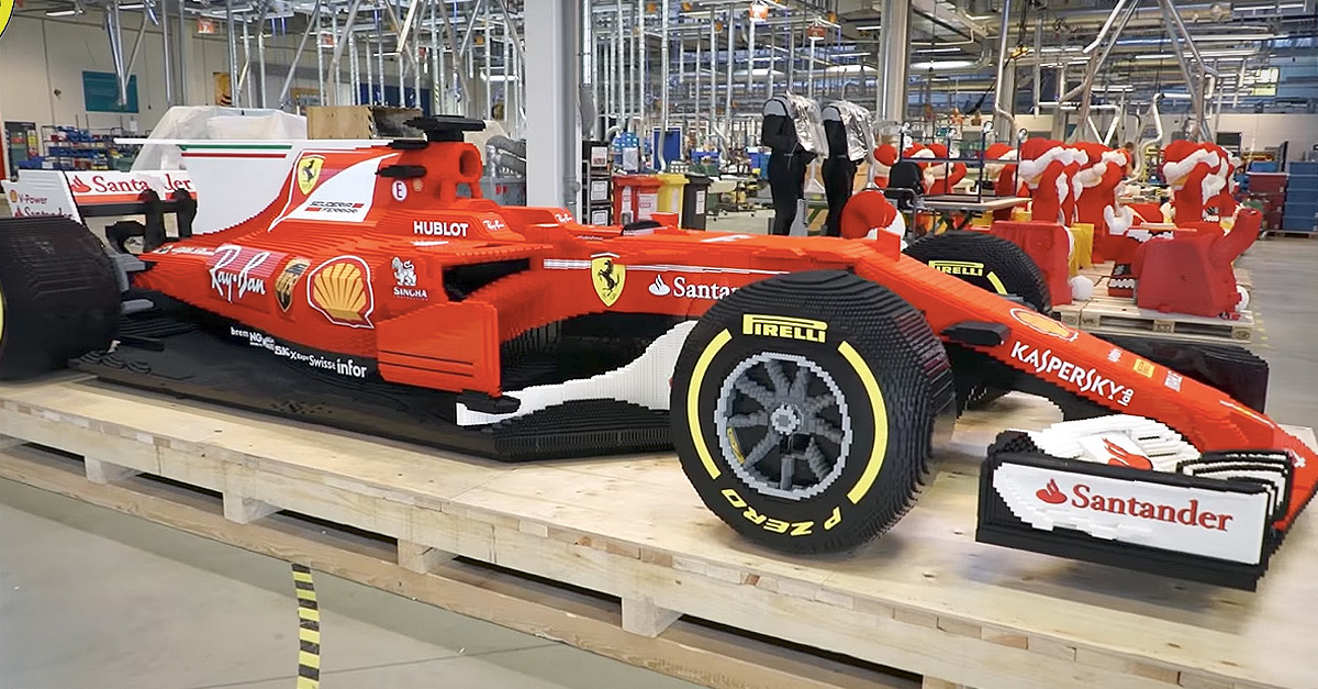 Se en Ferrari F1-racer i af LEGO - MANDESAGER