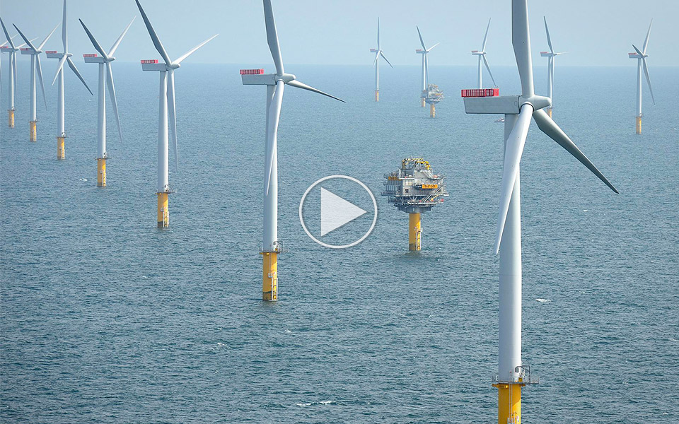 Verdens første flydende vindmøllefarm er et imponerende sted