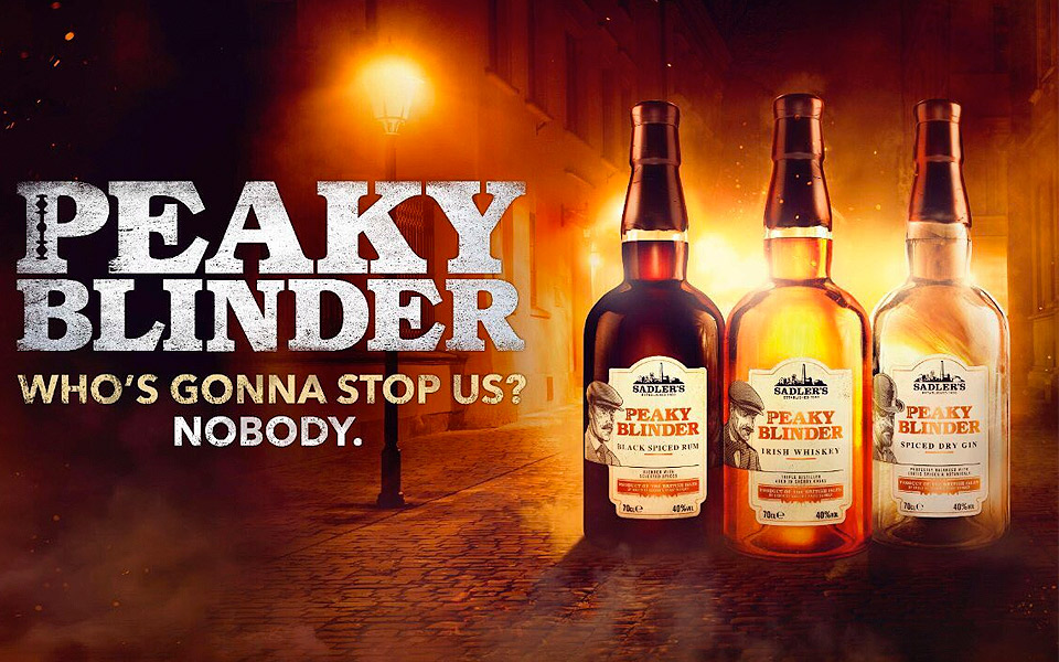 Nu kan du få "foooking" Peaky Blinders whiskey, rom og gin