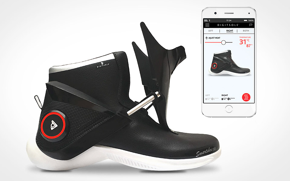 Digitsole Smartshoe - selvsnørende sneakers med indbygget varme