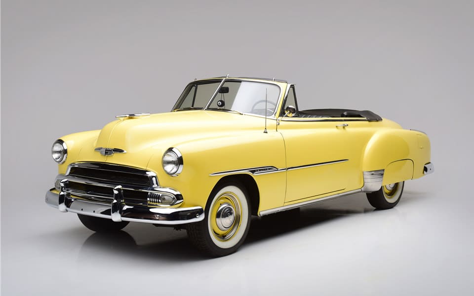 Nu kan du købe Steve McQueens Chevrolet Styleline Deluxe convertible fra 1951