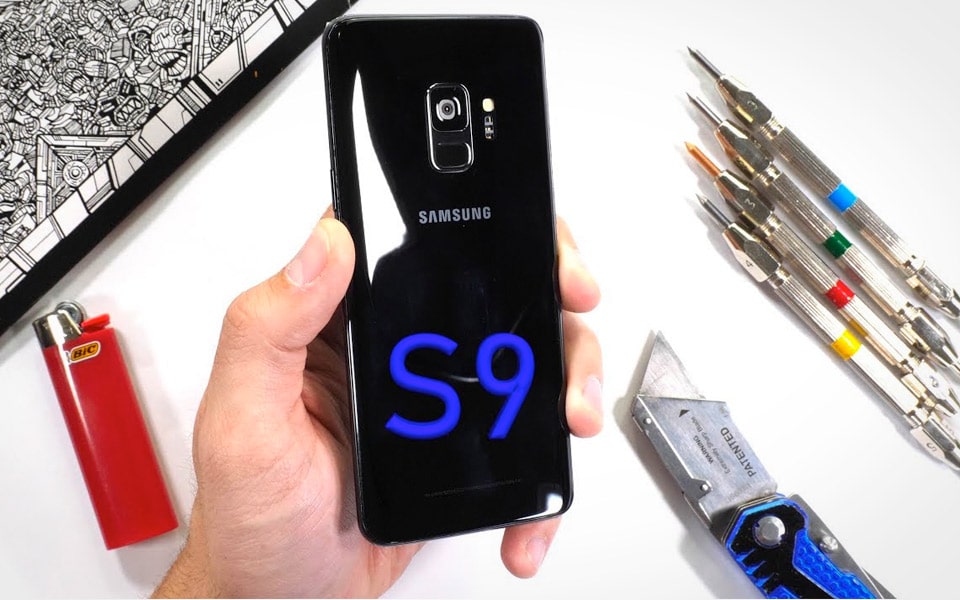 JerryRigEverything vold-tester den nye Samsung Galaxy S9