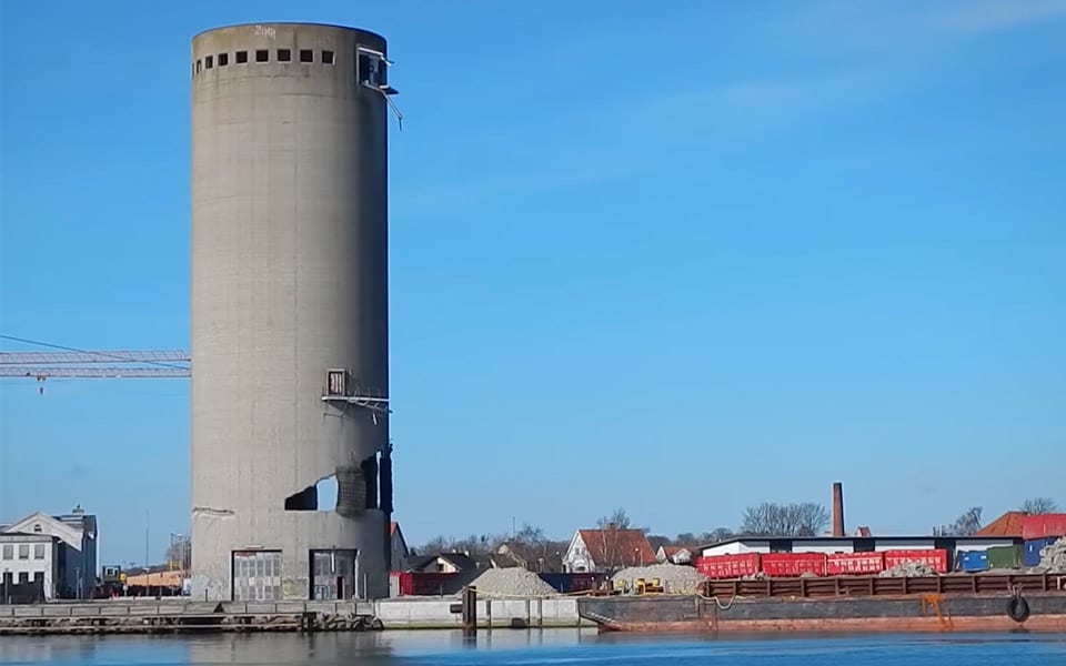 Silo-sprængning i Vordingborg går slet ikke efter planen