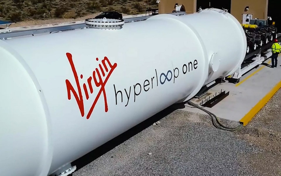 Virgin Hyperloop One viser deres nye transportkapsel