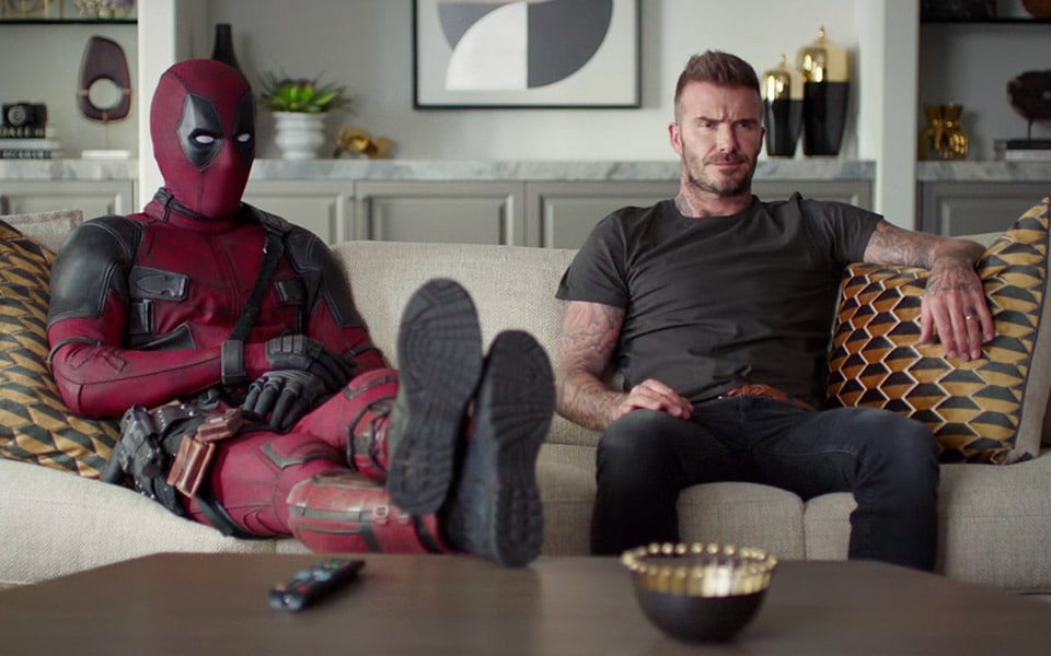 Deadpool siger undskyld til David Beckham for grov joke i den første film