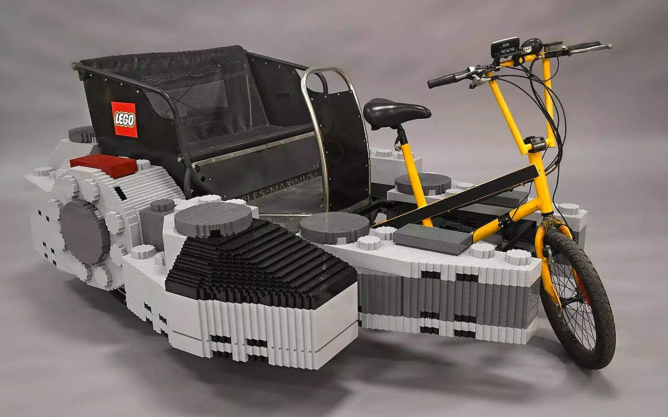 Den her LEGO Tusindårsfalk cykeltaxa er helt genial
