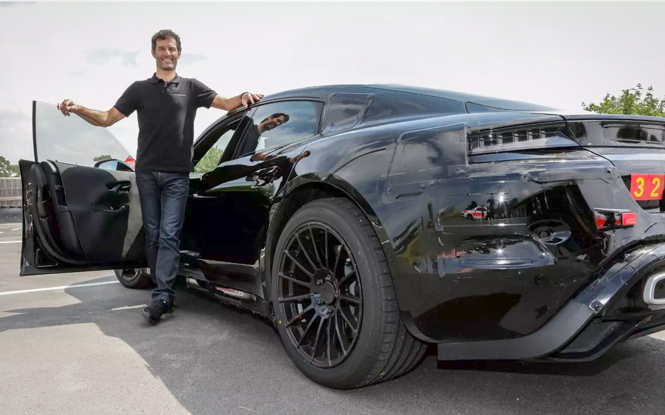 Mark Webber er helt oppe at ringe over den nye Porsche Mission E