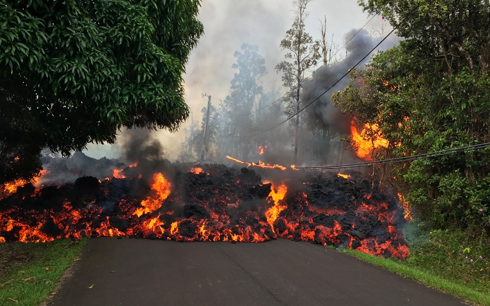 Vulkanen Kilauea har forvandlet ø på Hawaii til et rent helvede