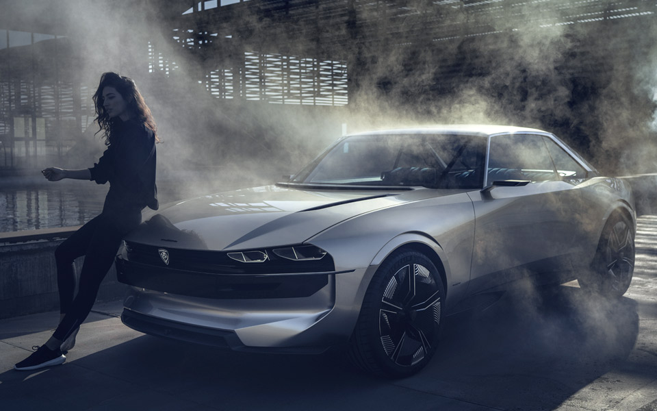 Peugeot e-Legend Concept ligner en Mustang fra fremtiden
