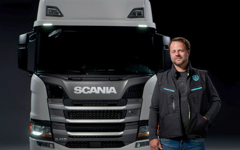 Scania C-ME er en smart vest til chaufførerne
