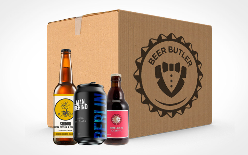 BeerButler leverer en kasse med nye øl fra hele verden direkte til din dør hver uge