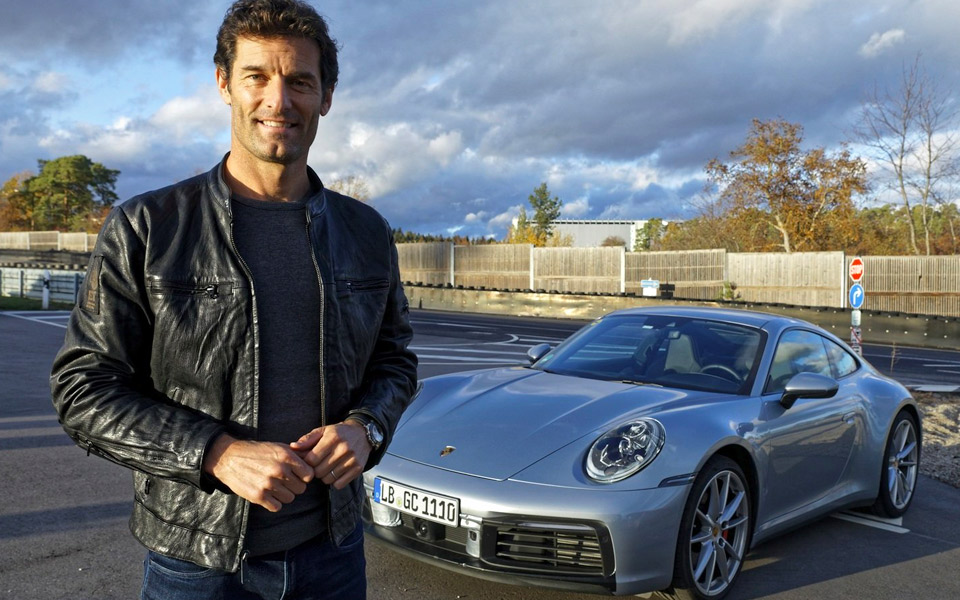 Mark Webber kører den nye Porsche 911