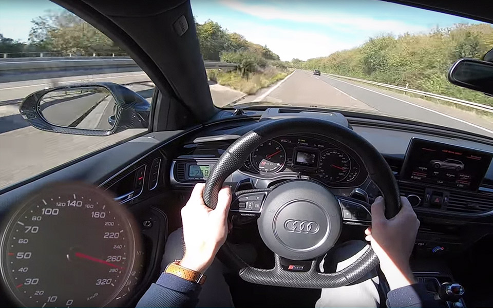 Audi RS6 med 1.012 hestekræfter løber tør for speedometer