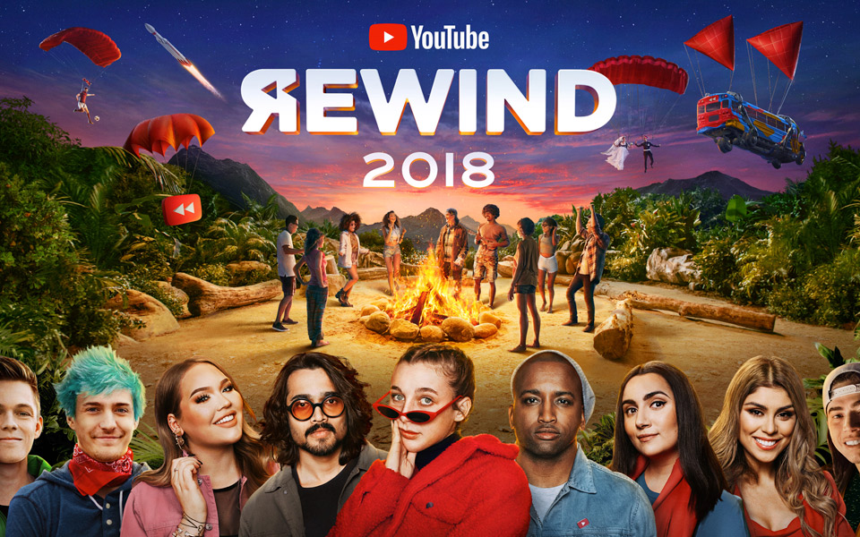 Årets Youtube Rewind er lige landet med alt det bedste fra 2018