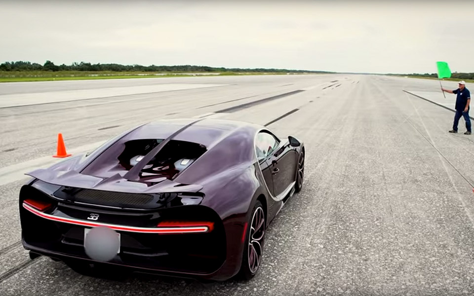 Nå, men hvor hurtig er Bugatti Chiron egentlig?