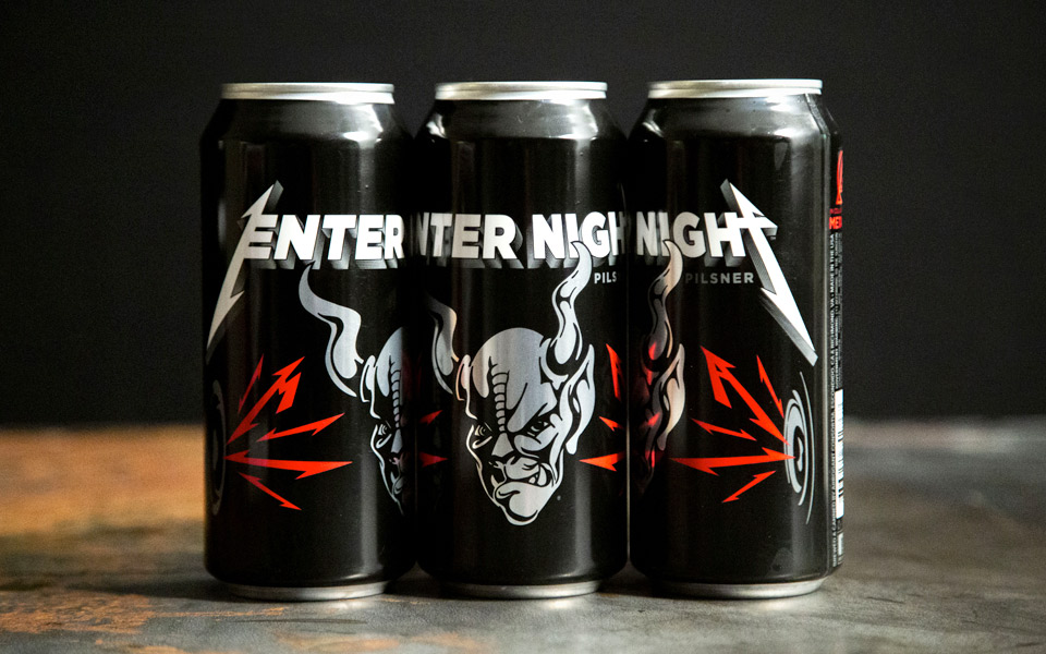 Metallicas øl hedder Enter Night Pilsner