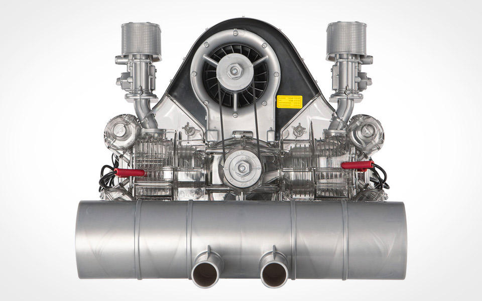 Porsche 4-cylindret Carreramotor Byggesæt