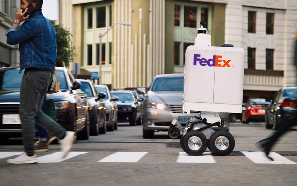 FedEx har også en leveringsrobot