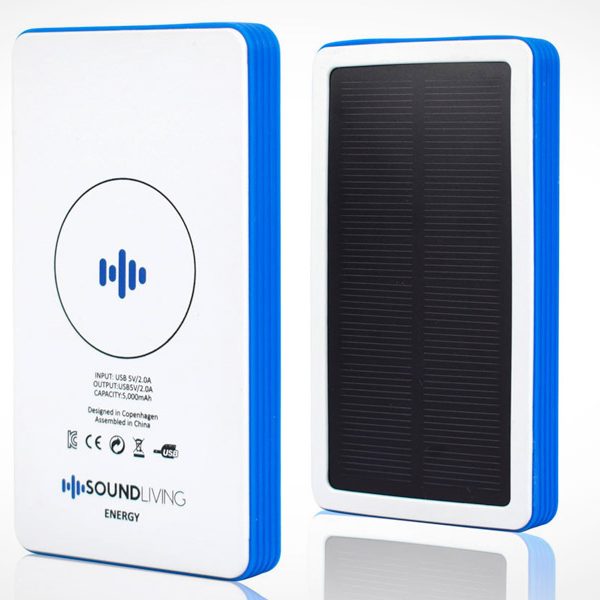 Soundliving Energy QI solcelle powerbank