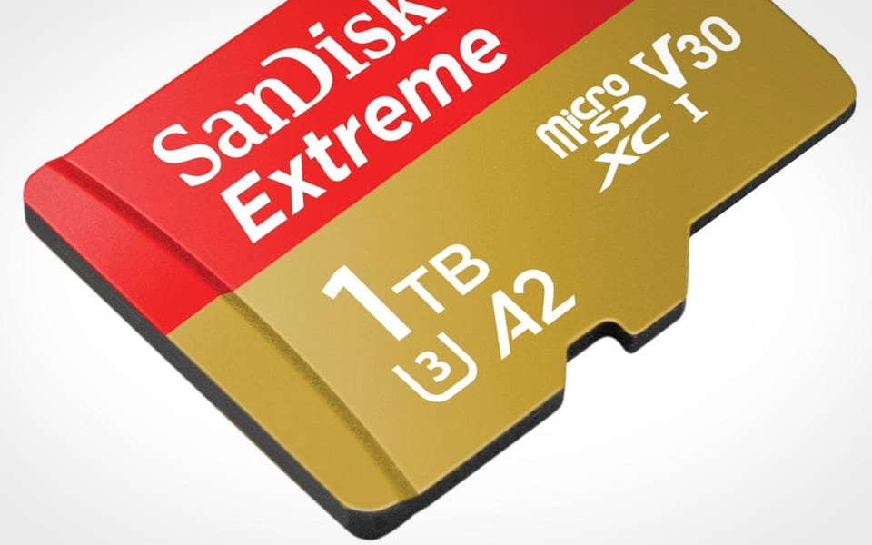 Nu kan du få et MicroSD-kort på 1 TB