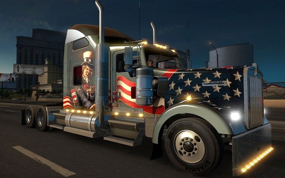 I spillet Truck Driver sidder du selv bag rattet
