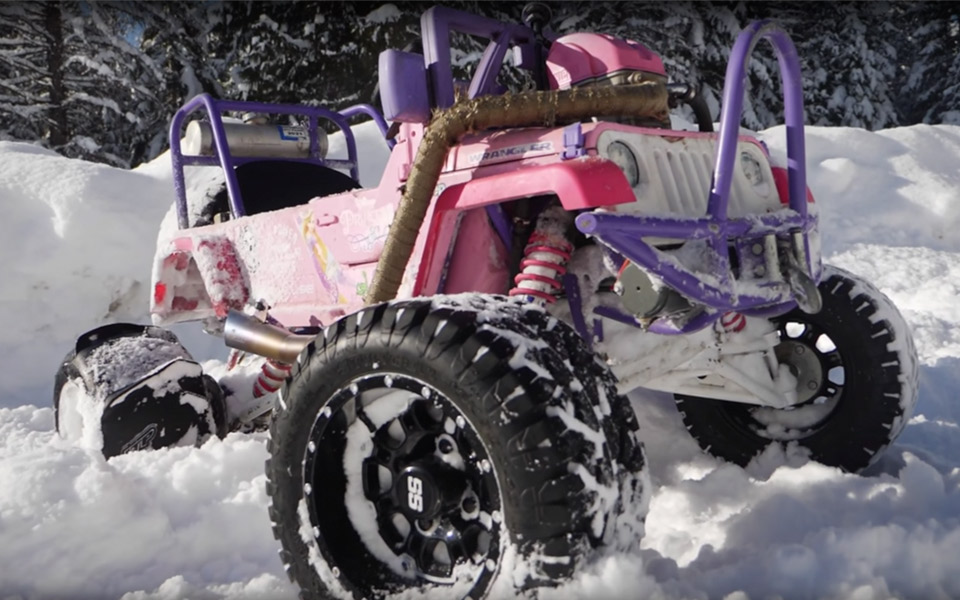 Barbie-Jeep med 50 hestekræfter