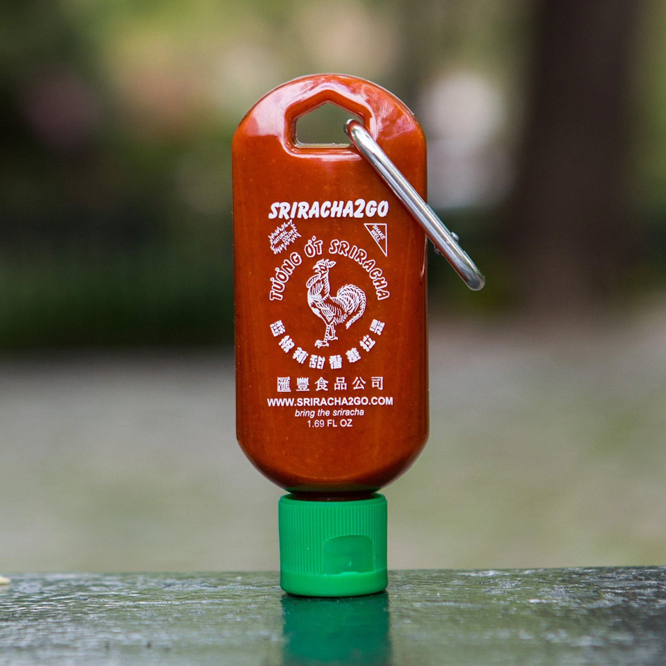 Sriracha2Go hælder chili i din nøglering