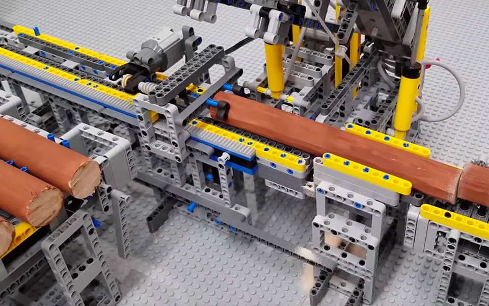 Det her LEGO-savværk er imponerende
