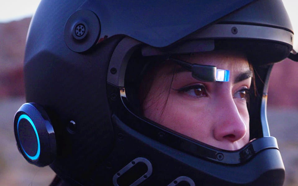 EyeRide HUD leverer Iron Man teknologi til din motorcykelhjelm