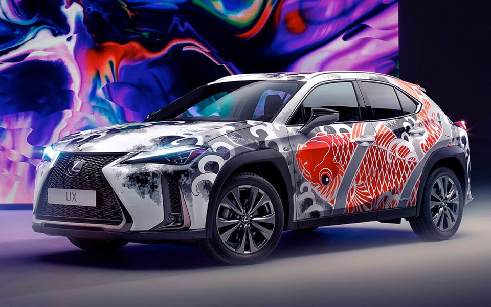 Lexus præsenterer verdens første tatoverede bil