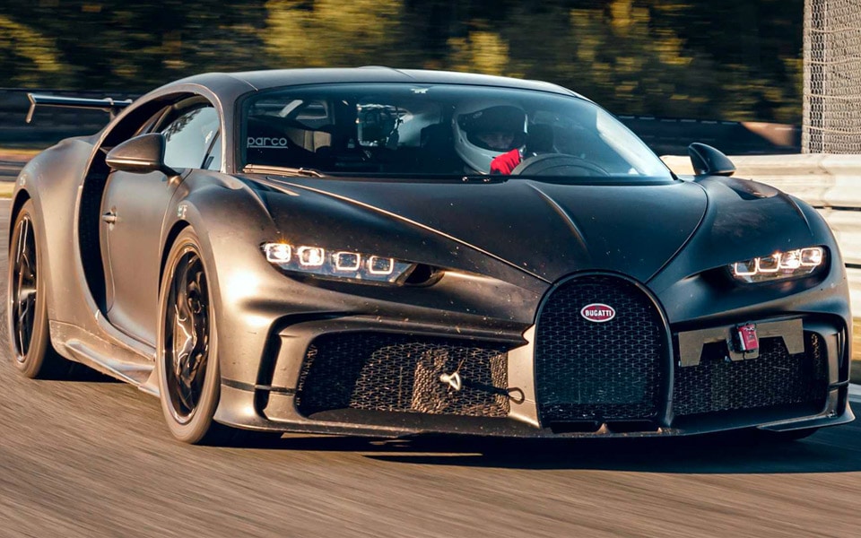 Nyd den nye Bugatti Chiron Pur Sport på racerbanen