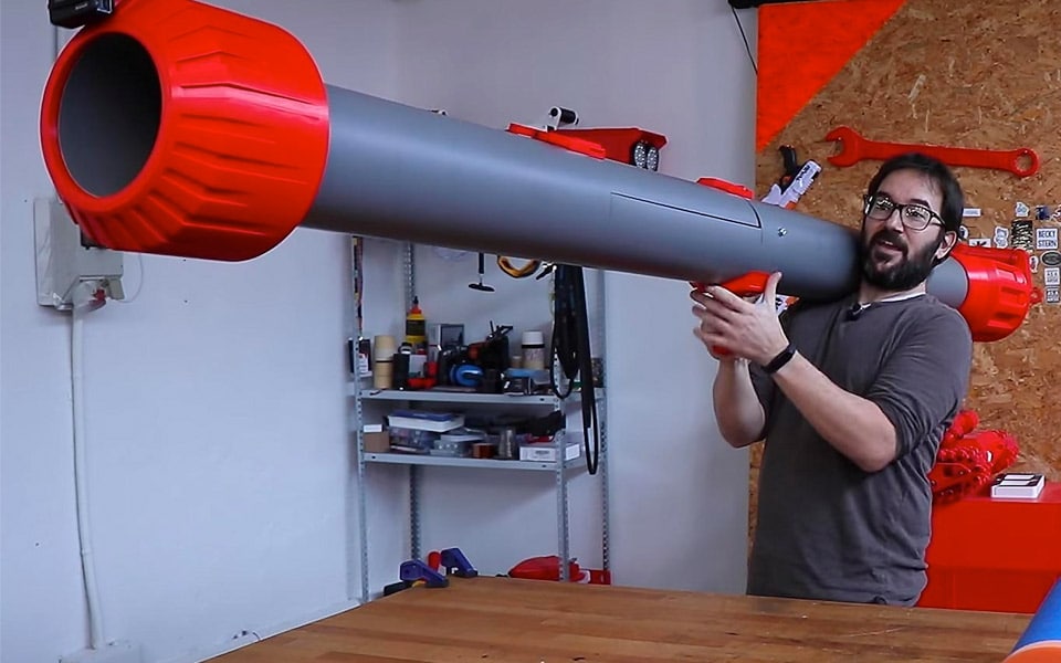 Sådan bygger du en kæmpe Nerf Bazooka