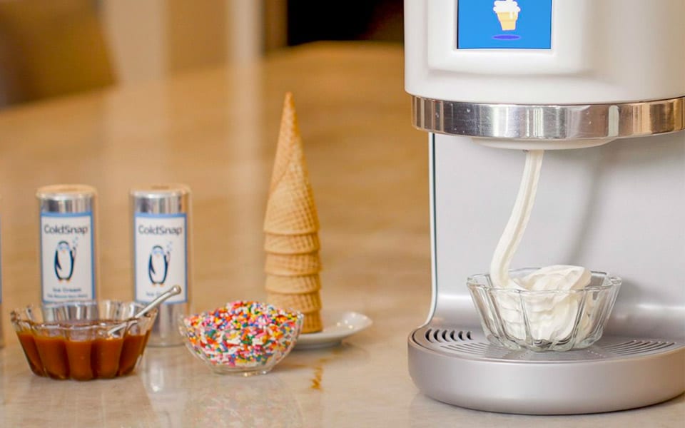 ColdSnap er en kompakt softice-maskine til dit køkken