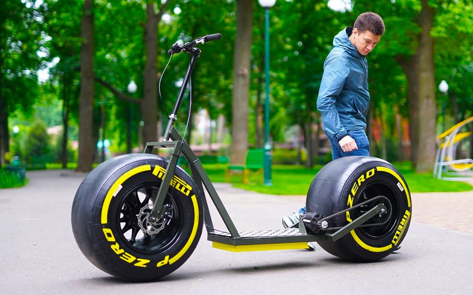 Elløbehjul med F1-dæk