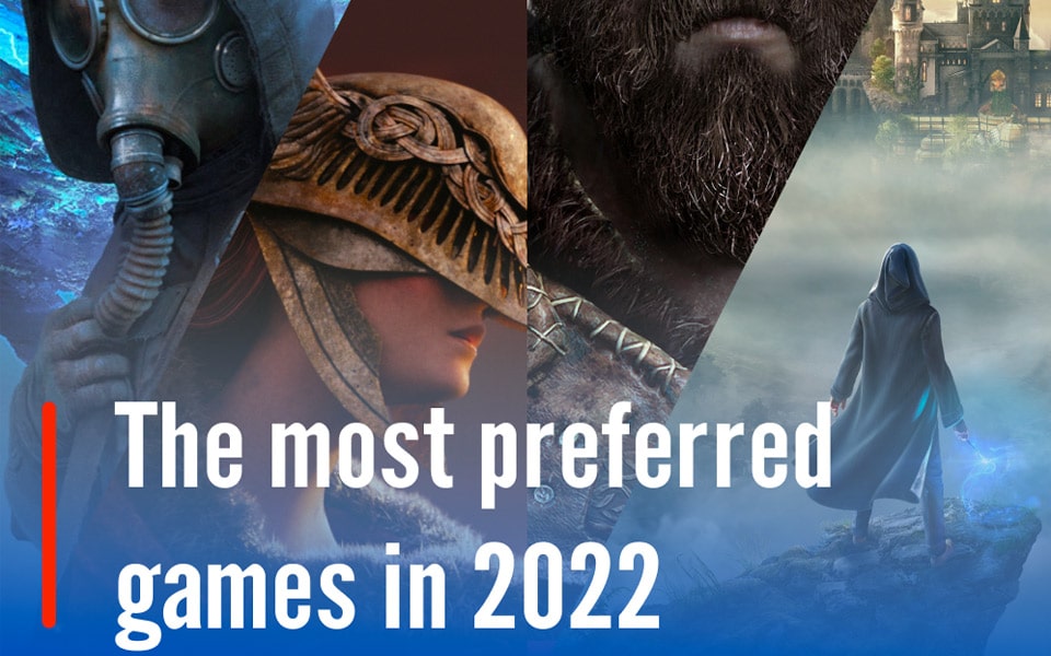 De mest foretrukne spil i 2022