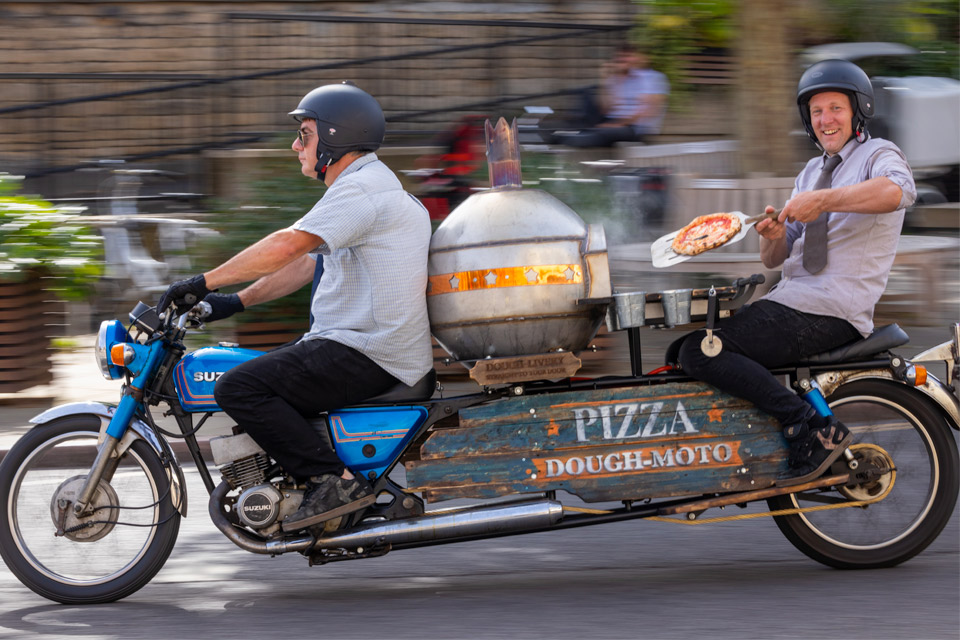 Colin Furze har bygget en pizzeria-motorcykel