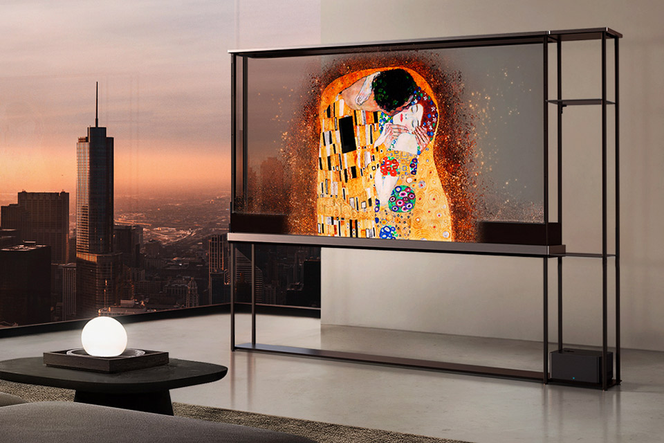 LG's nye TV er gennemsigtigt og trådløst