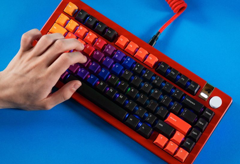 Glorious Gamings tastatur kan konfigureres på en milliard måder