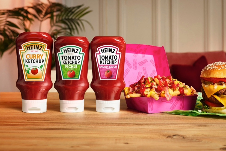 Ketchup får en twist af pickles, når Heinz lancerer tre nye smage